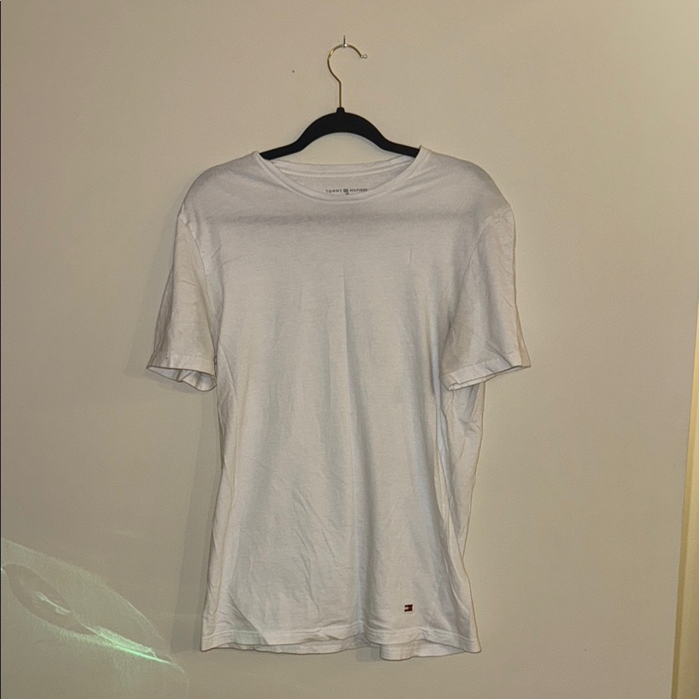 Tommy Hilfiger White Short Sleeve Tee